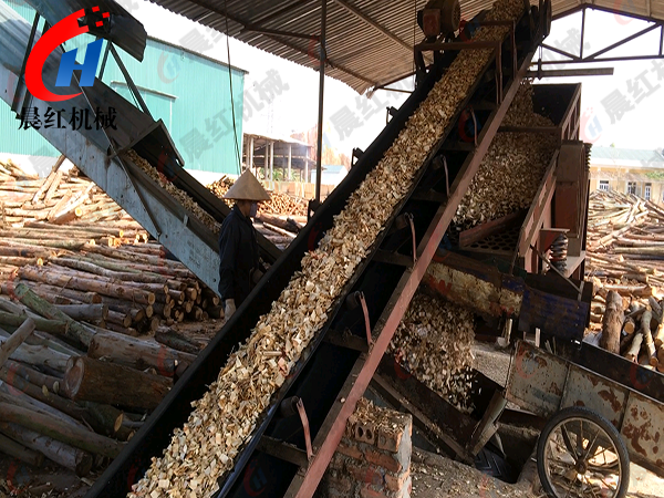 山西電動木材削片機使用現(xiàn)場